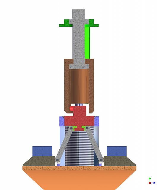ThreadedToothExtender Side HalfSection