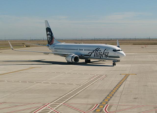 Our plane, complete with lei