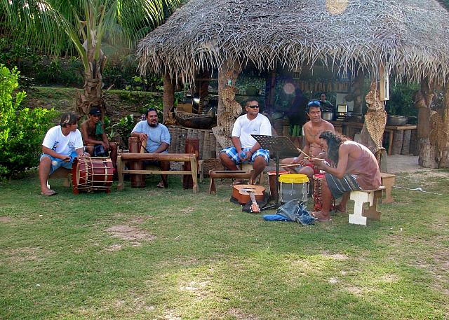 Local musicians practicing for music & dance competition
