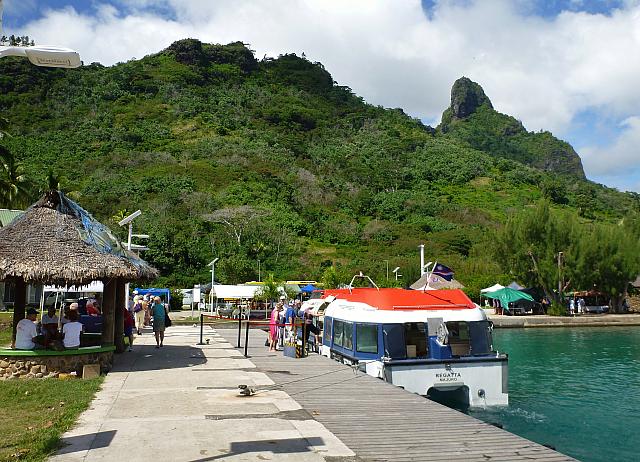 Back at the tender dock
