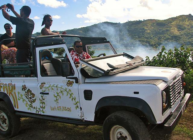The 4x4 that was behind us