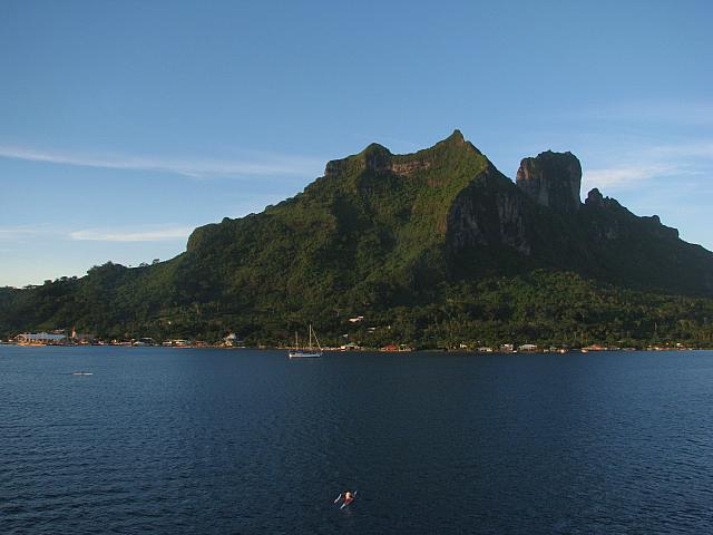 Vaitape from the Regatta