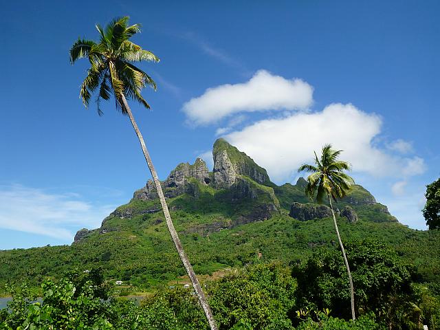 Mountain on Bora Bora
