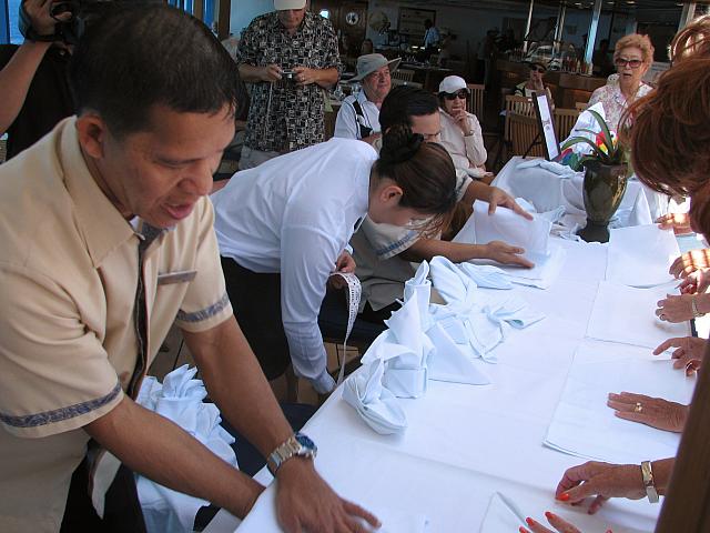 Napkin folding