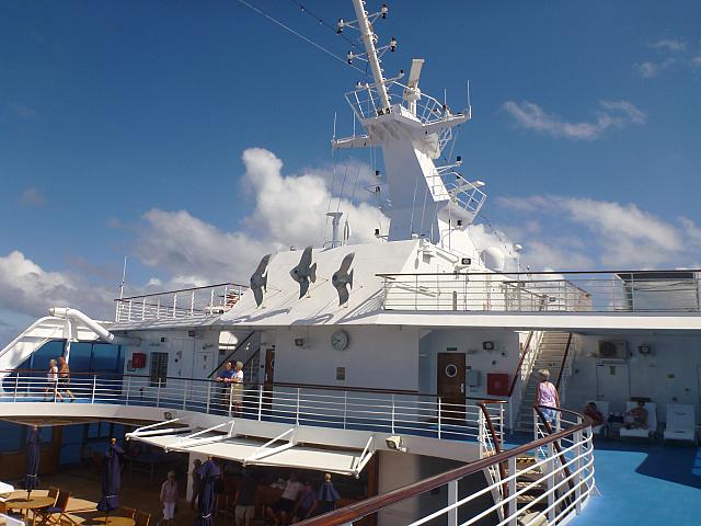 Deck 10 with walking track (13 laps = 1 nautical mile)