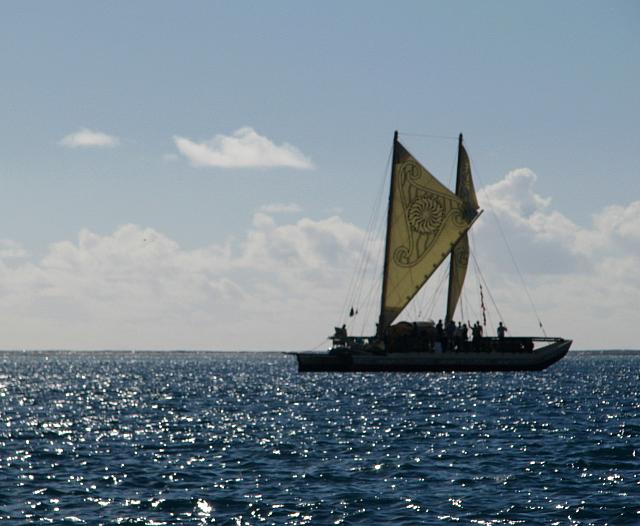 Arrival of one of the vakas