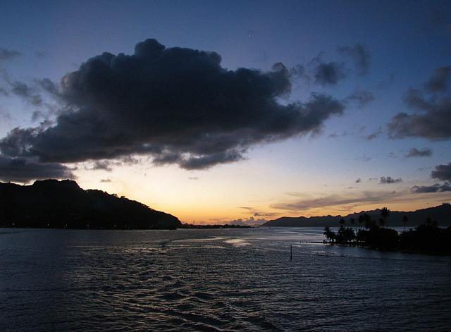 Leaving Raiatea
