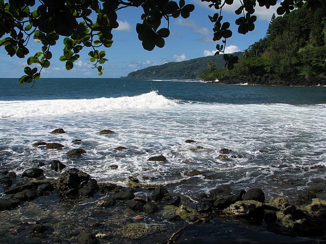 Near Arahoho Blowhole, Tahiti