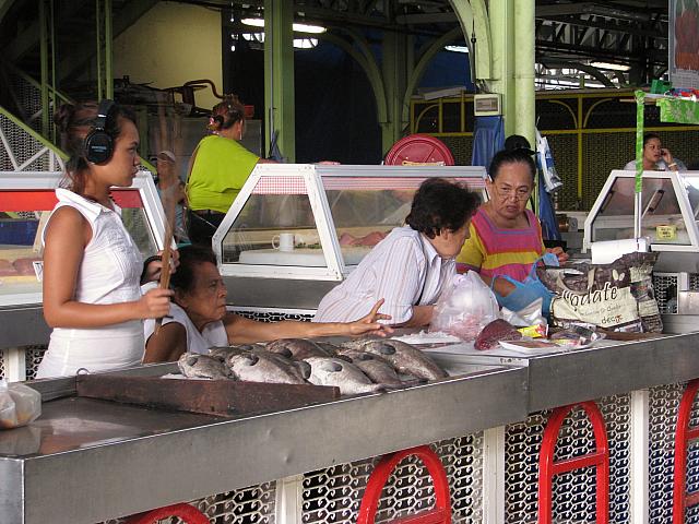 Fish stand in the market