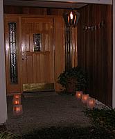 Entrance with Ice Lanterns